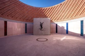 Exterior of Yves Saint-Laurent Museum