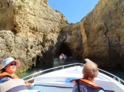 View from boat of Ponta da Piedade