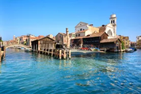 Local Squero on the waterfront (boatyard)