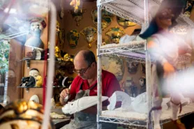 Mask making workshop