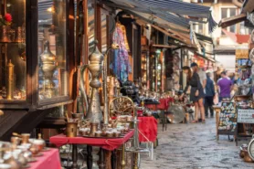Streets in Old Town Sarajevo