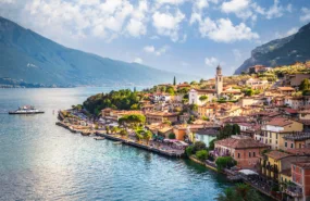 Aerial view of Lake Garda