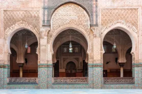 Interior of Bou Inania Madrasas
