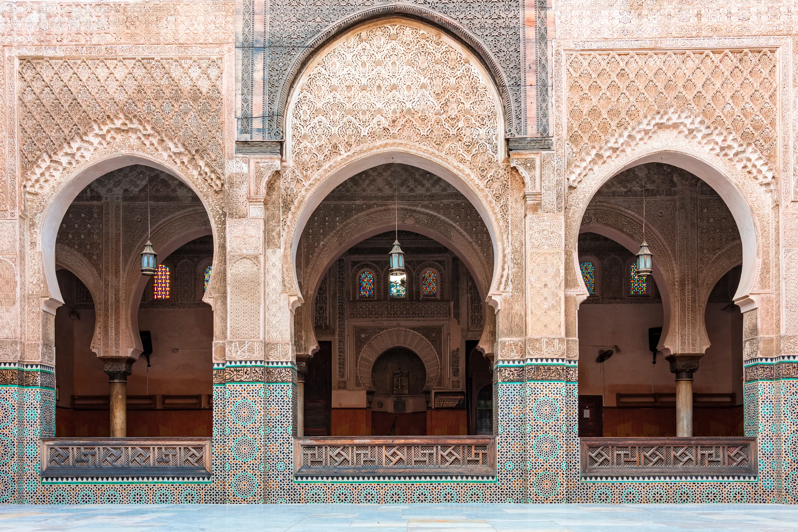 Interior of Bou Inania Madrasas