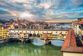 Ponte Vecchio over the river in Florence