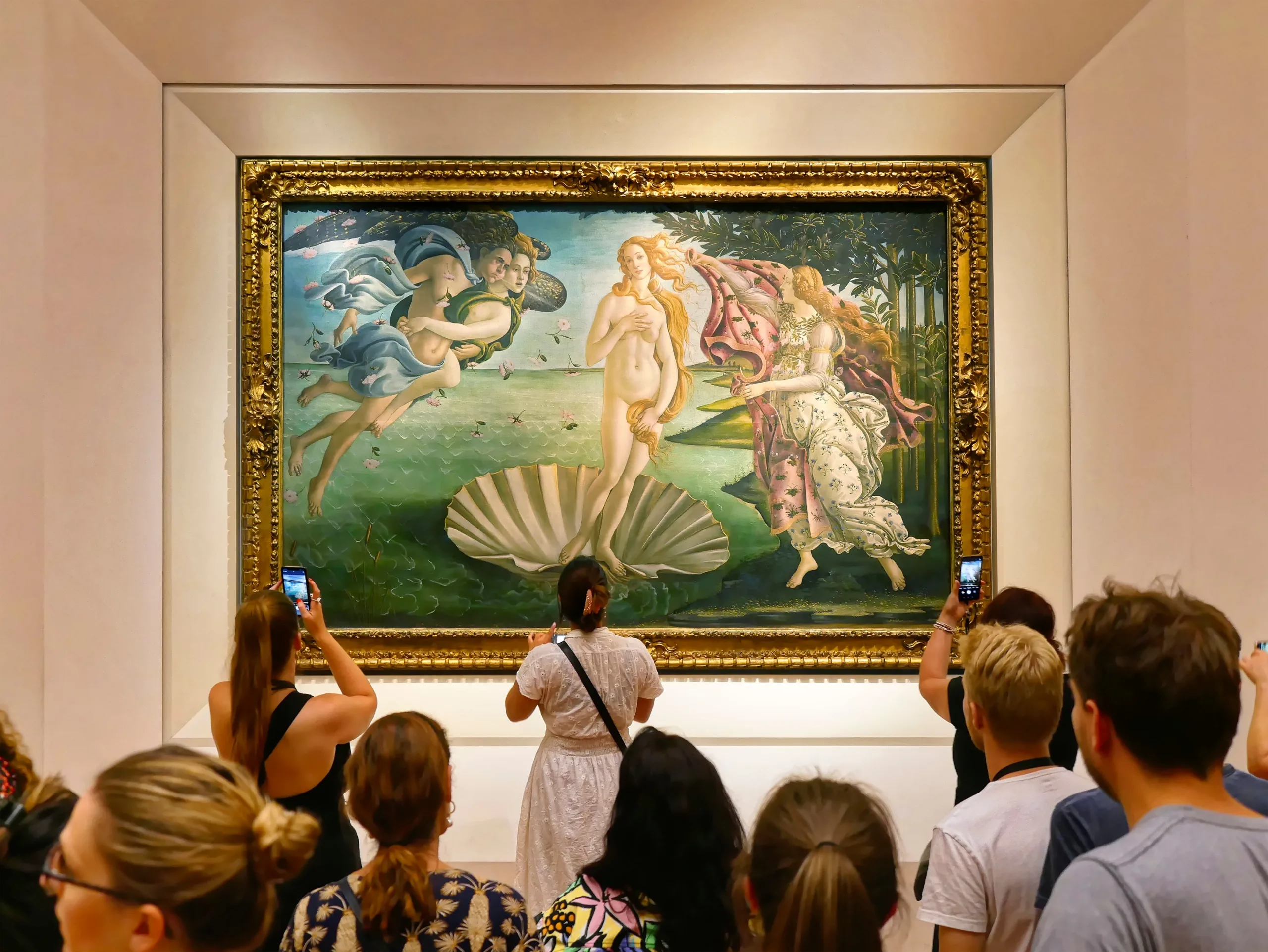 The Birth of Venus at the Uffizi Gallery