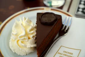 Sachertorte chocolate cakeinvented by Austrian Franz Sacher in 1832