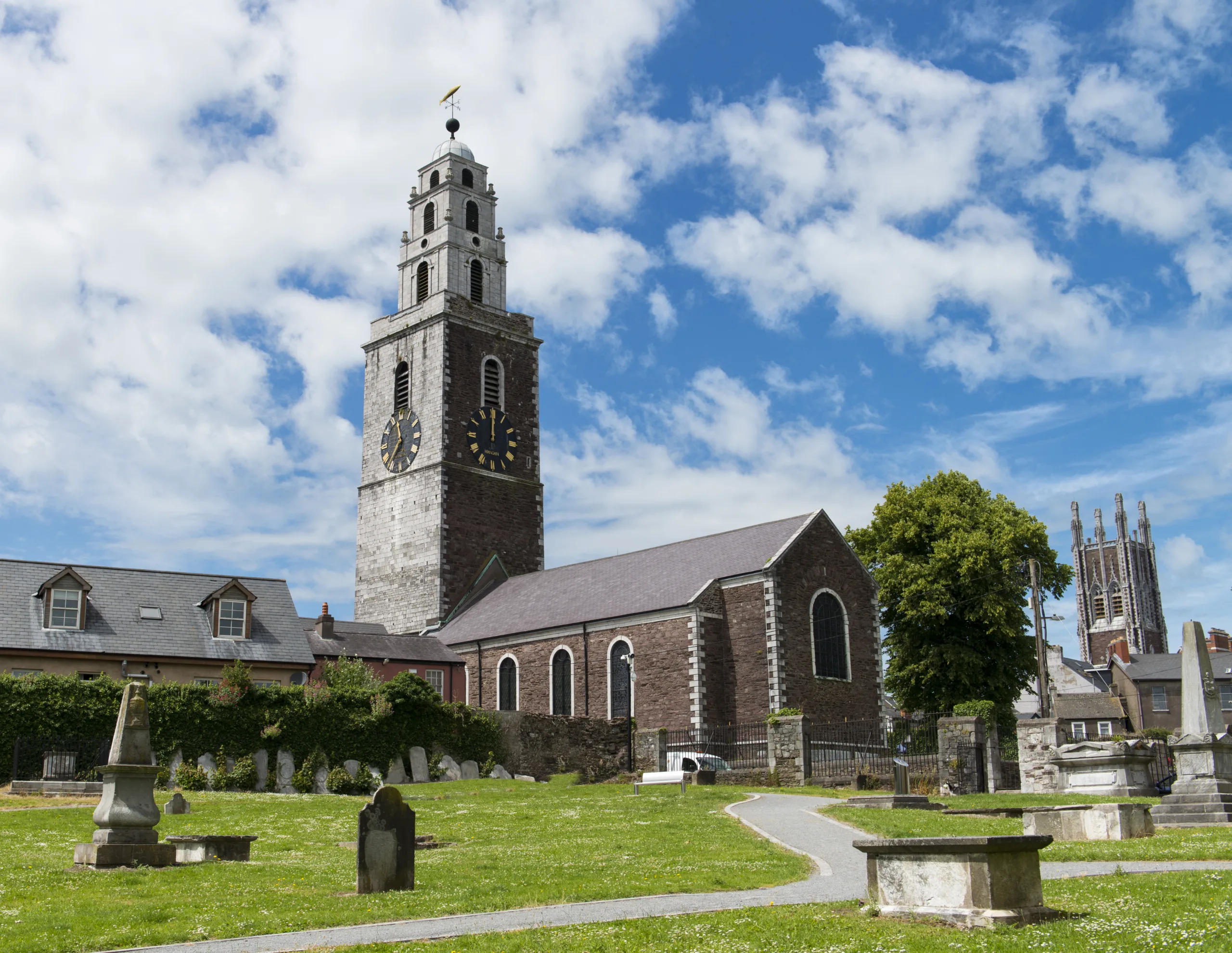 Exterior of St. Anne’s Church and graveyard, Cork, Ireland