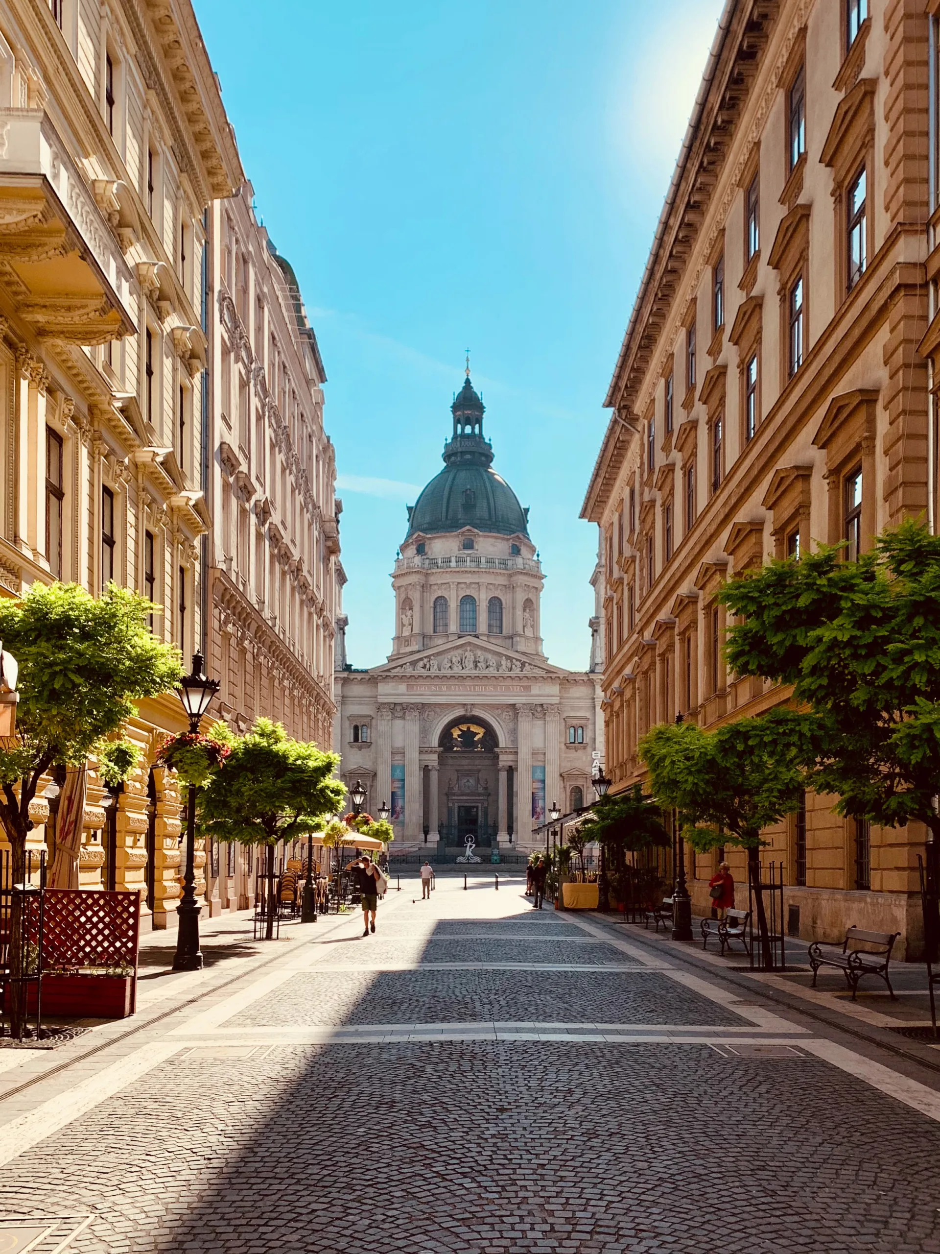 Street in Budapest Hungary