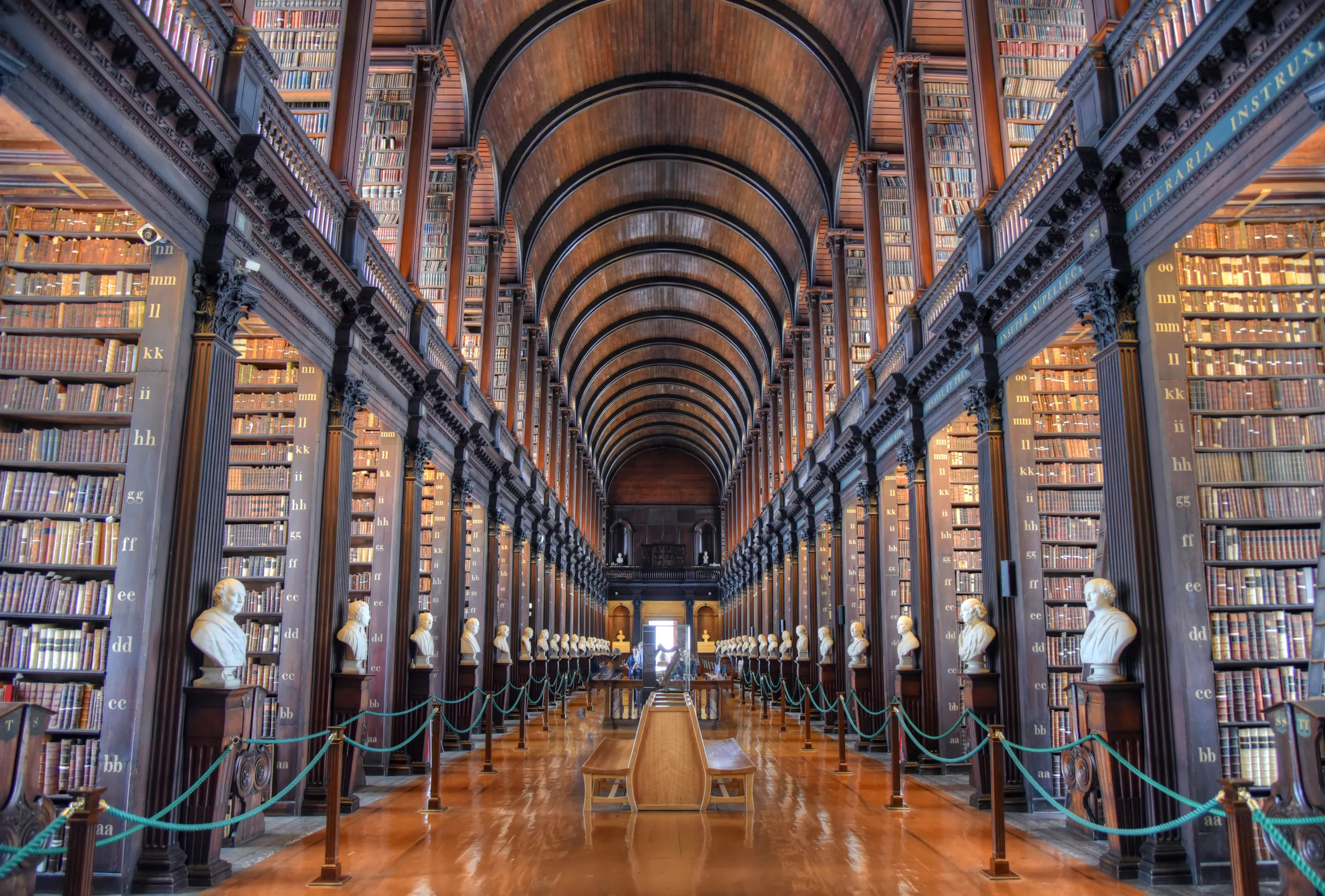 Trinity College library interior