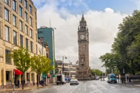 Street view of Albert Memorial Clock Tower