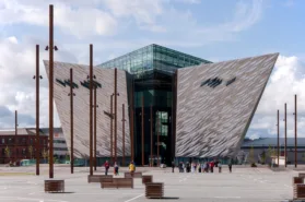 Street view of Titanic Quarter waterfront installation