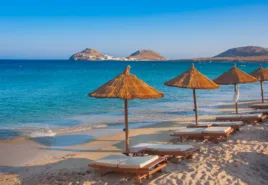 Shoreline in Mykonos