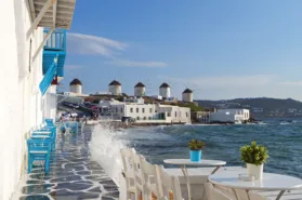 Terrace in Mykonos