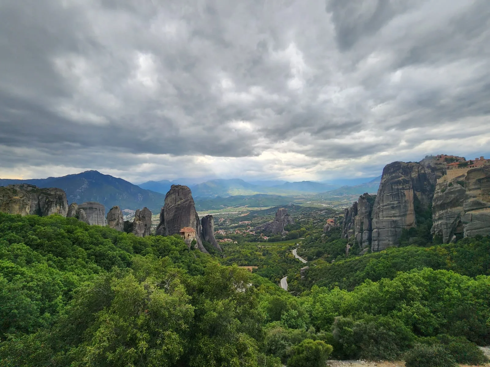Real traveller photo of view from monasteries
