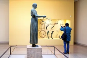 Charioteer of Delphi in the Archaeological Museum
