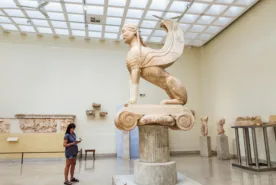 Sphinx of Naxos in the Delphi Archaeological Museum