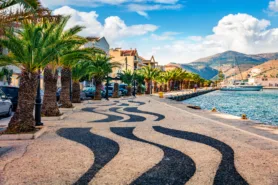 Walkway by the coast of Argostoli