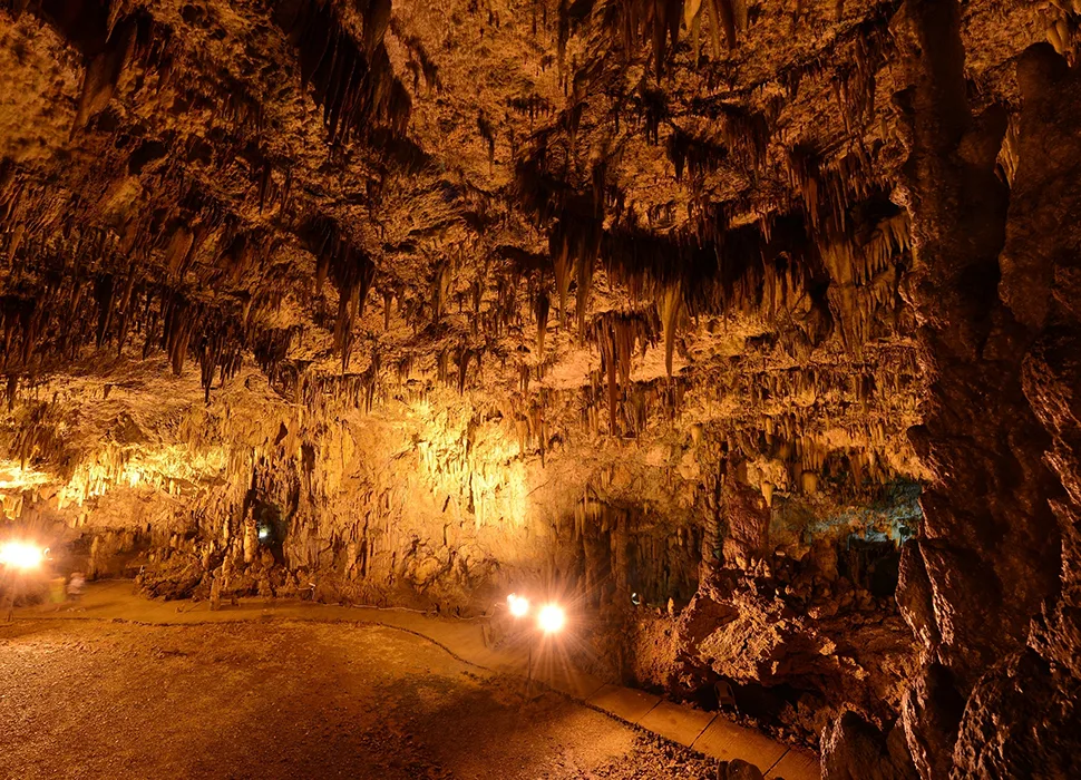 Inside the Drongarati Caves
