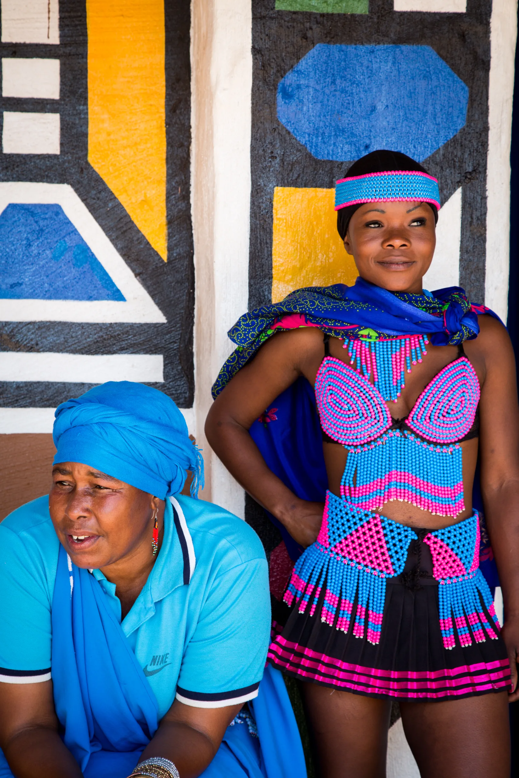 Zulu women in the DumaZulu Cultural Village Day 8, South Africa & Victoria Falls Approach Tour