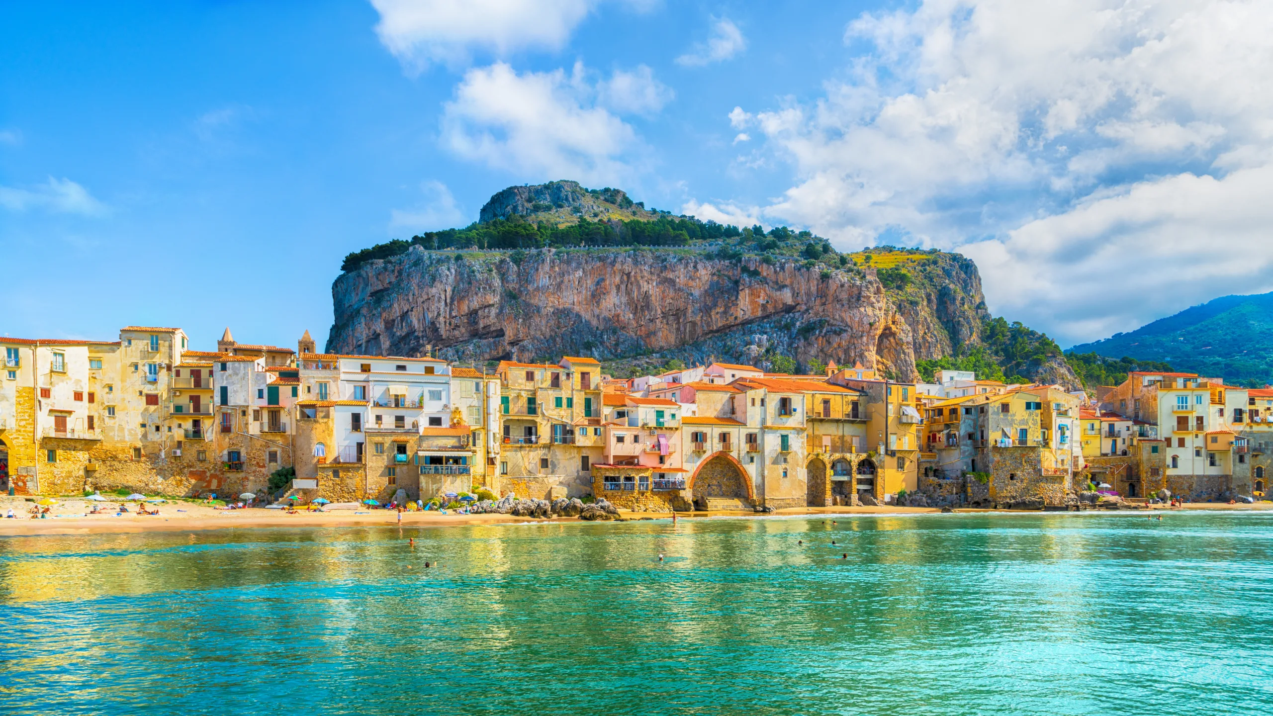 Cefalu Medieval village of Sicily Island, Province of Palermo, Italy