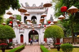 Entrance Gate of Temple, Hanoi Vietnam