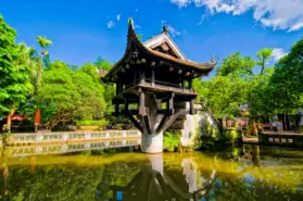 One Pillar Pagoda In Hanoi Vietnam