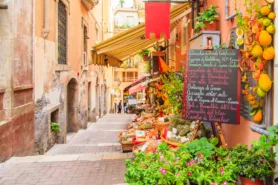 Entrance To Local Shop In Taormina, Sicily.