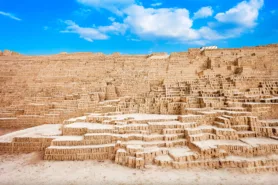 The Huaca Pucllana In The Miraflores District Of Lima, Peru