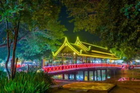 Night View In Siem Reap Cambodia