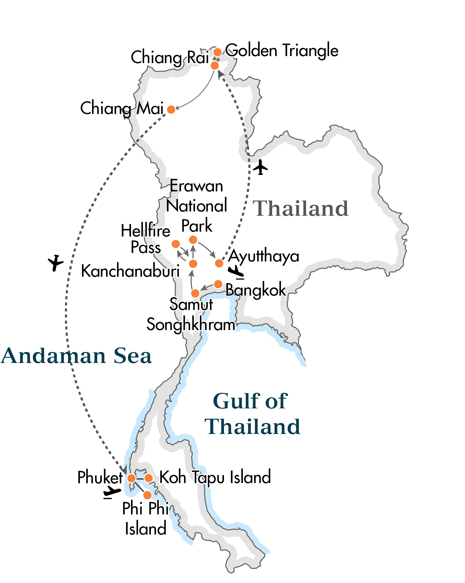 best tours around thailand