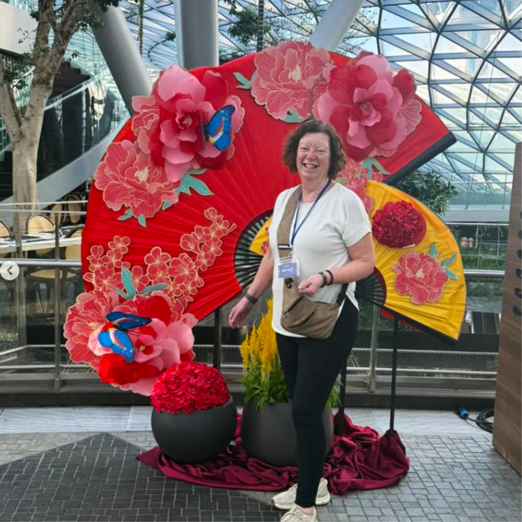 Donna M, winner from Ontario who visited Vietnam and Angkor Wat